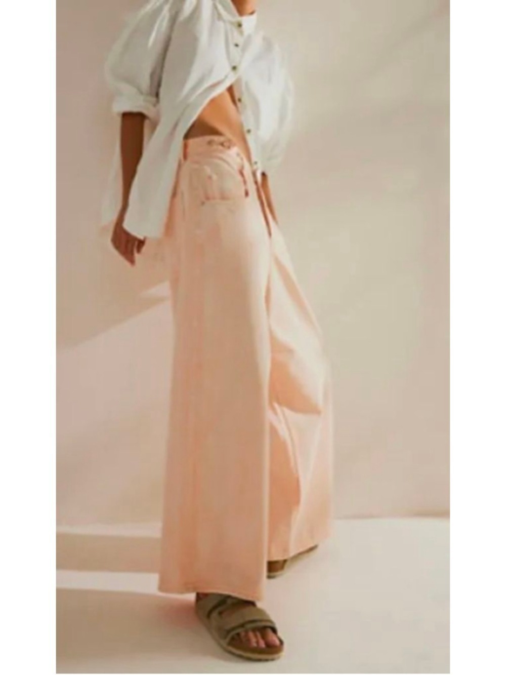 We The Free Electric Feels Dropped Wide-Leg Jeans